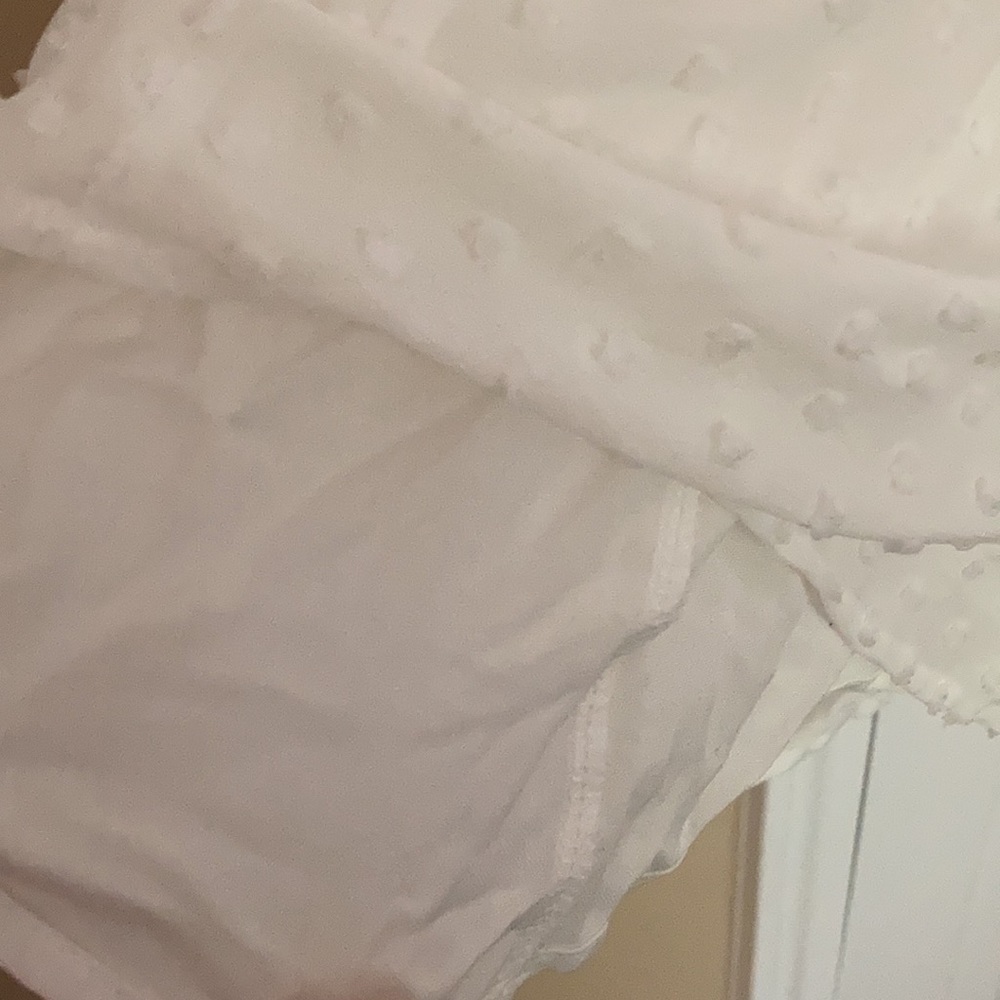 Anthropologie XL Ivory Hollis Clip Dot Blouse NWT - Picture 6 of 7